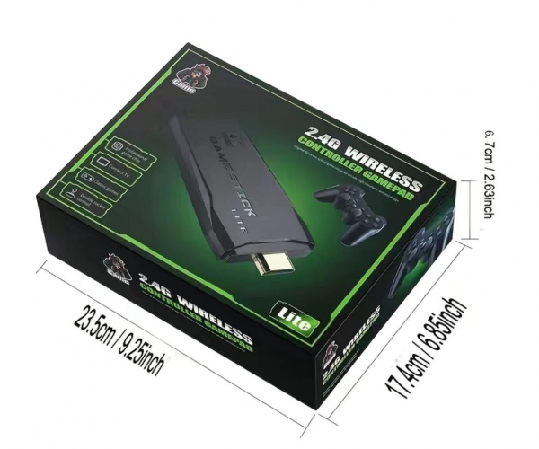 GAME STICK LITE VENTA POR CAJA MÁSTER DE 30 PIEZAS, media caja en $375 por pieza.