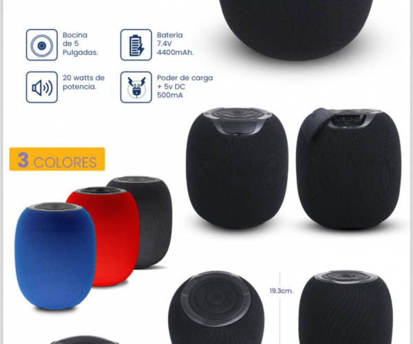 BOCINA BLUETOOTH PORTÁTIL RECARGABLE #3 , SE PUEDE VENDER DESDE 1 PIEZA A PRECIO DE CAJA MÁSTER.  